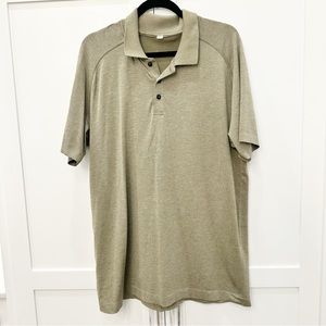 LULULEMON | Olive Polo Shirt Size XL